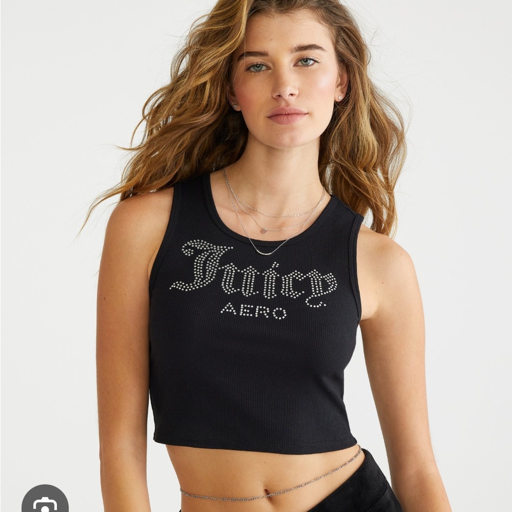 Juicy Black Crop Top